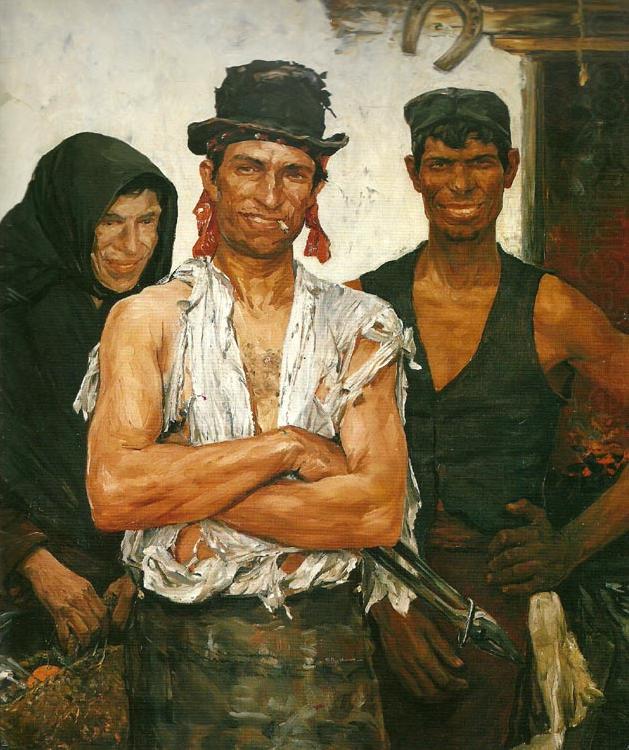 Ernst Josephson spanska smeder china oil painting image